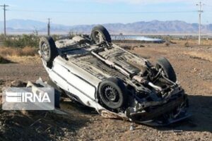 واژگونی خودرو حامل زیاران در مسیر بستان – عبدالخان با یک کشته و پنج مصدوم