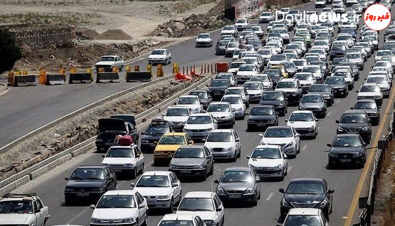 آخرین وضعیت ترافیک جاده‌ها ۲۱ مهر ۱۴۰۱