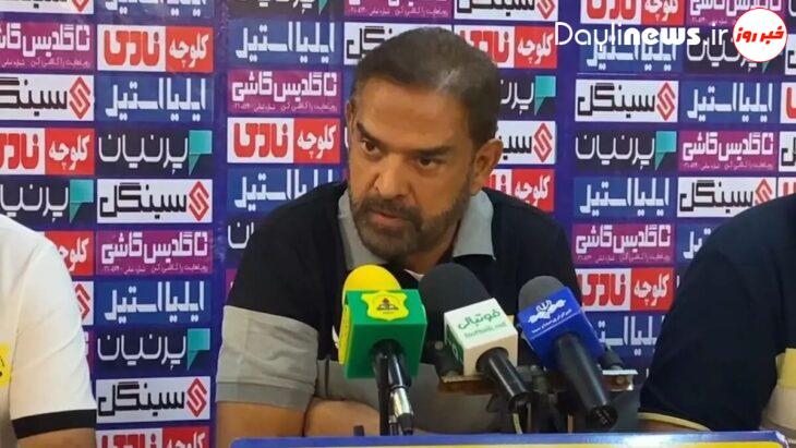 مربی نفت آبادان: مسوولیت باخت به مس کرمان با رییس هیات مدیره است