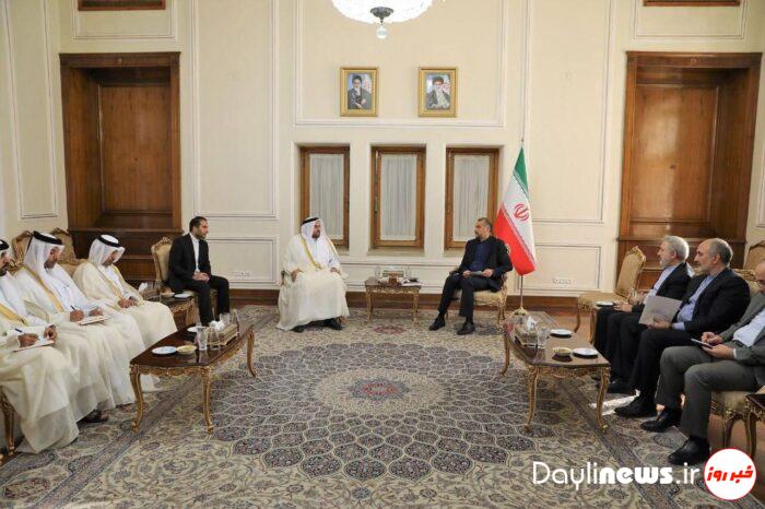 Iran calls for strengthening bilateral ties with Qatar