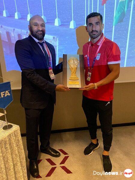 Captain Haj-Safi receives Iran Plate in World Cup