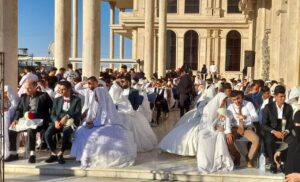 جشن ازدواج ۹۹ زوج جوان خوزستانی برگزار شد