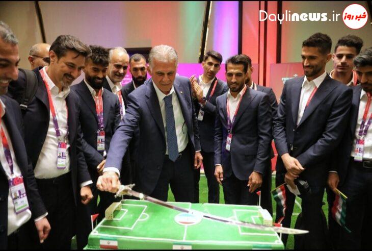 شمشیر عربی در برش کیک ایرانی/کی روش با خودش دست داد