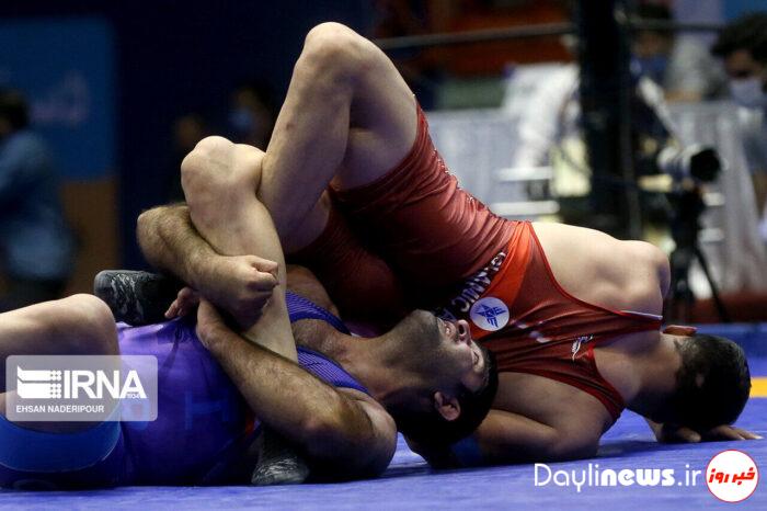 Iran Greco-Roman wrestling team leaves for Baku