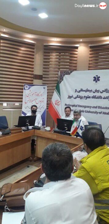 کارگاه آموزشی اتوبوس آمبولانس قطب شمالغرب در تبریز برگزار شد.