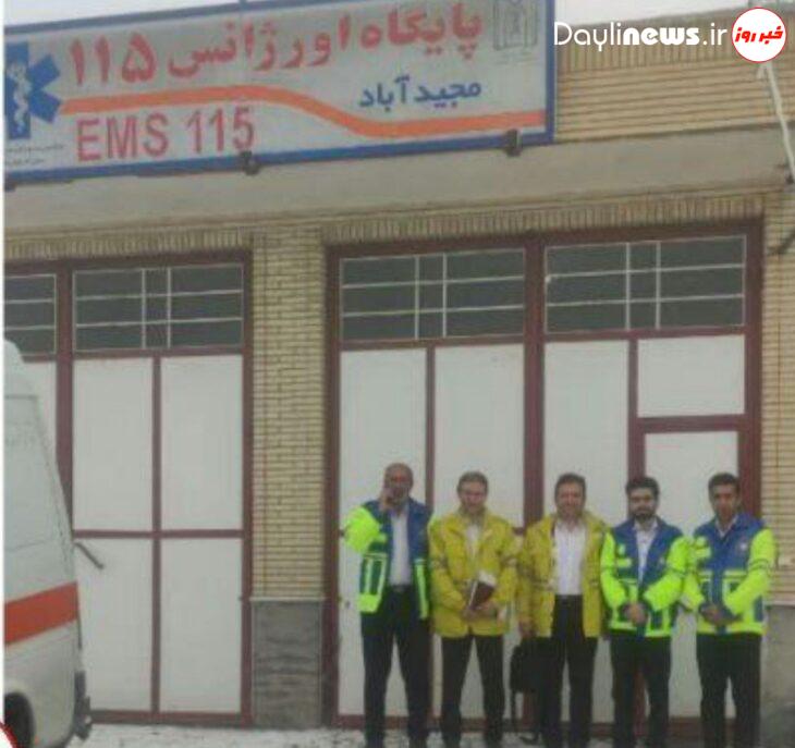 سفر رئیس اورژانس ۱۱۵ استان به شهرستان هوراند+ تصاویر