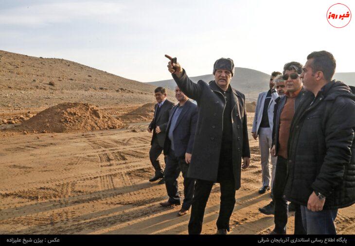 گزارش تصویری/بازدید از پروژه کنارگذر ایلخچی