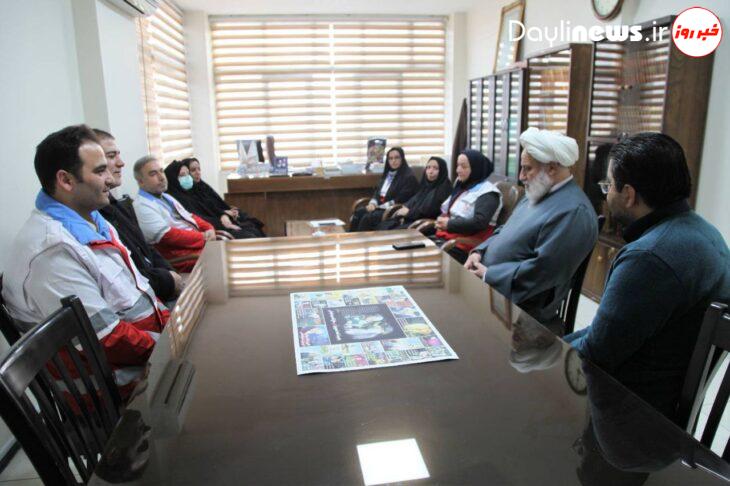 دیدار سرپرست معاونت امورجوانان با نماینده ولی فقیه در جمعیت هلال احمر استان+ عکس