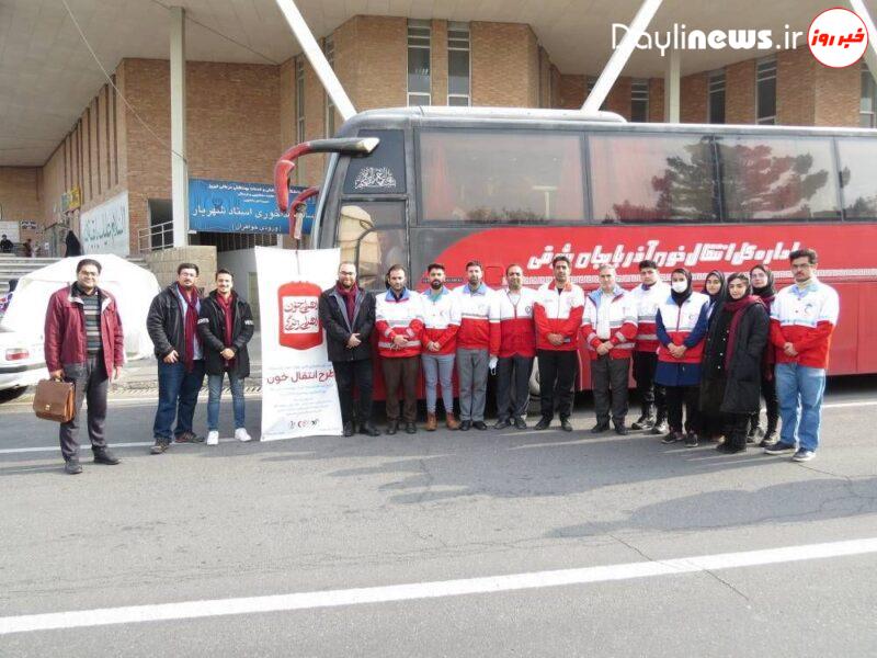 اهداء ۱۰۰ واحد خون سالم توسط اساتید و دانشجویان دانشگاه تبریز