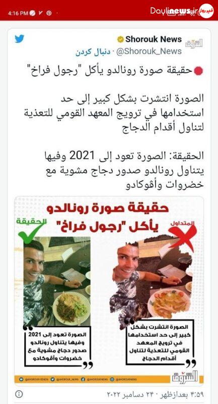 بحران اقتصادی مصر؛ وقتی رونالدو مصری‌ها را به خوردن پای مرغ «تشویق می‌کند»