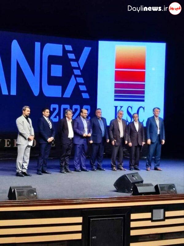 در کنفرانس planex 2022، امین ابراهیمی مرد سال صنعت فولاد شد