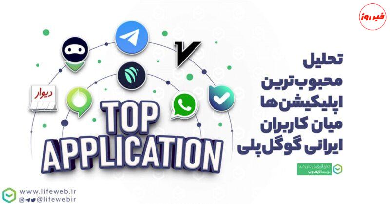 پر نصب‌ترین اپلیکیشن های گوگل پلی از سوی کاربران ایرانی در پاییز ۱۴۰۱