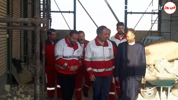 بازدید فرماندار شهرستان آذرشهر از پایگاه امداد جاده ای شهری (جاده ای) آذرشهر
