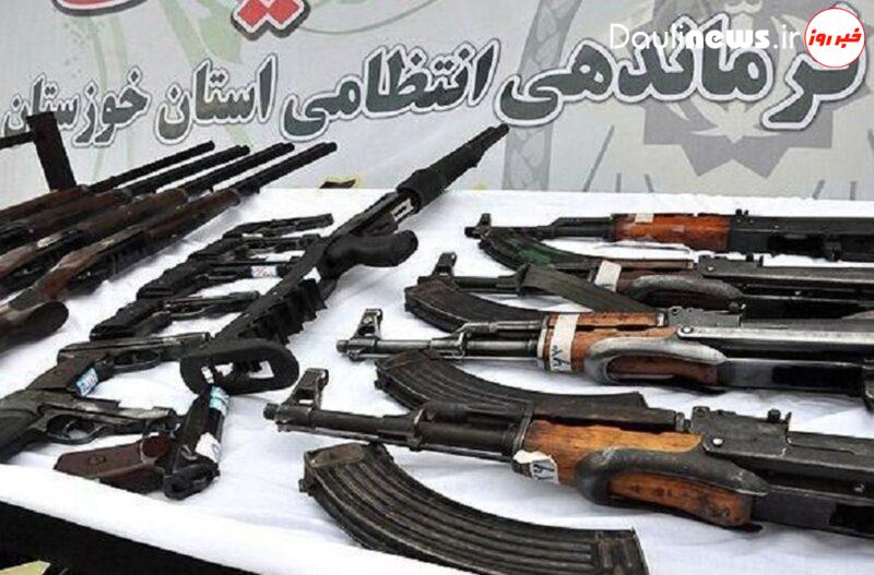 کشف بیش از ۱۱ هزار انواع سلاح در خوزستان