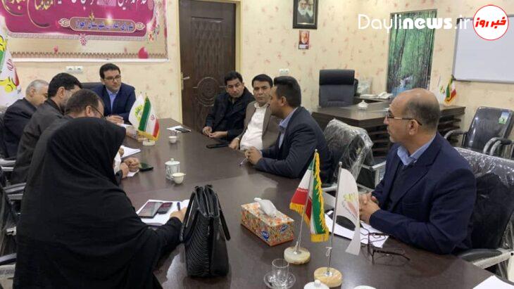 جلسه شورای اسلامی شهرستان اهواز و مسئولان جهاد کشاورزی خوزستان