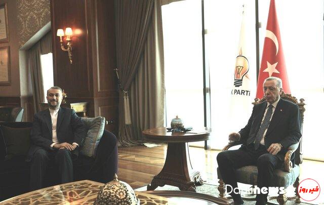 Iranian FM meets with Turkish President, FM