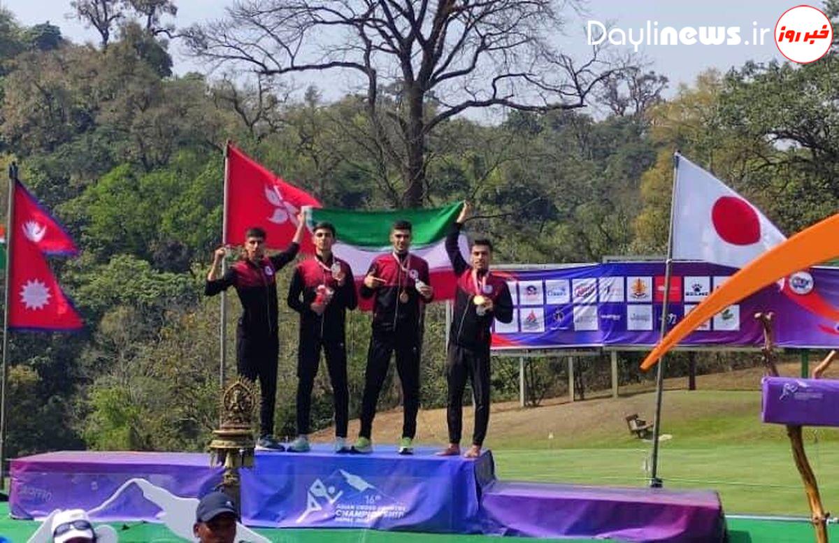 دوی صحرانوردی ایران، نائب‌قهرمان آسیا شد