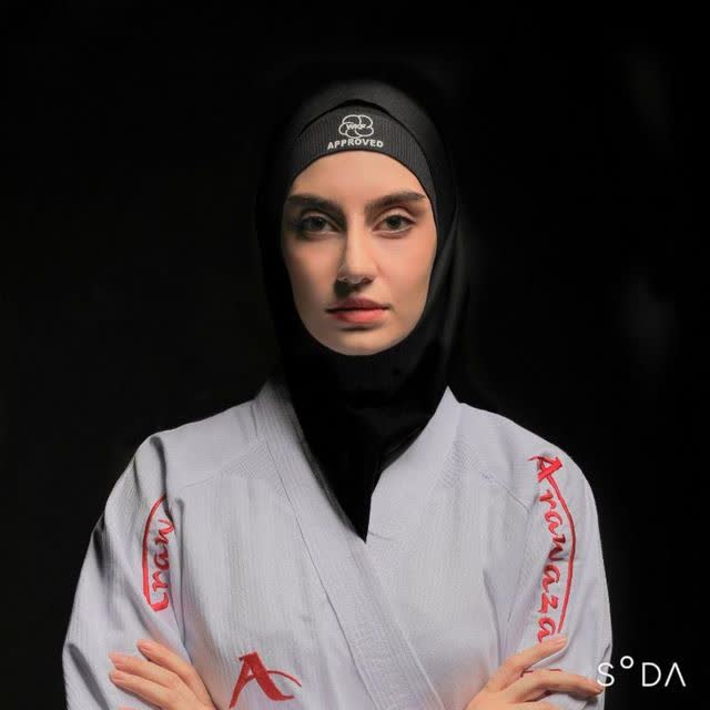 مبینا احمدی : در چشم انداز خود آن روز هایی را تصور میکنم که نه عنوان یک قهرمان بلکه به عنوان یک الگوی صحیح از دختران ورزشکار،هدفمند،مبارز،وتلاشگر بتوانم بخشی از مسیر کاراته و ورزش حرفه ای را به نسل های بعدی خود معرفی کنم.