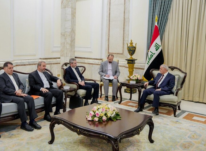 Iraqi president stresses strnghtening cooperation with Iran