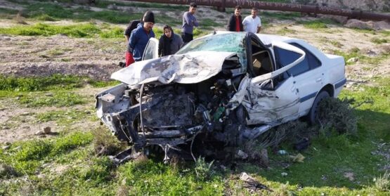 برخورد خونین خودرو‌ها در الیگودرز  با ۶ کشته و‌ مجروح