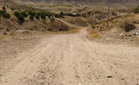 مردم  روستای اوچ تپه در اسارت جاده های خاکی