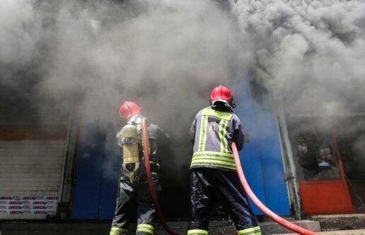 آتش سوزی هولناک در پتروشیمی شهید تندگویان خوزستان