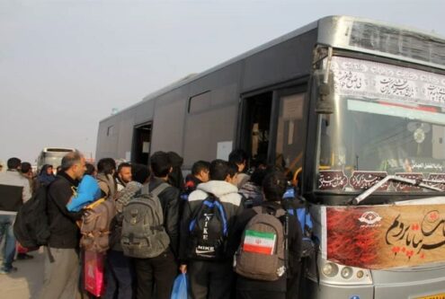 جابجایی بیش از ۶۰ هزار زائر با ناوگان حمل و نقل عمومی لرستان در طرح اربعین حسینی