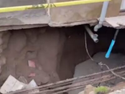 فرونشست زمین در اسکو آب شرب ۲۰۰ خانوار را قطع کرد