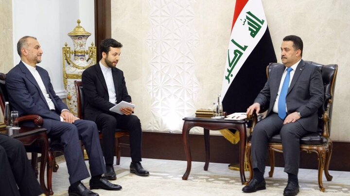 Iran FM meets Iraqi PM to discuss ties, Palestine