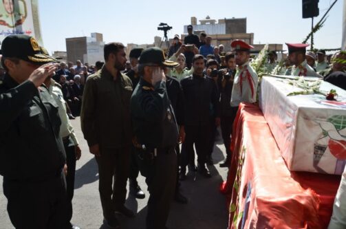 پیکر مطهر شهید مدافع نظم و امنیت در لرستان تشییع شد