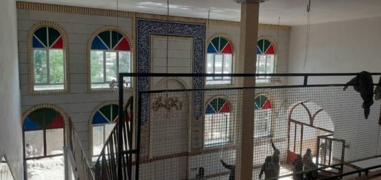 گزارش تصویری ساخت مسجد روستای تاج امیر واقع در بخش خاوه‌ی جنوبی شهرستان دلفان