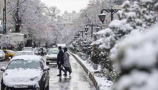 تهران برفی می‌شود/ کاهش ۷ تا ۱۲ درجه ای دما