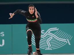 ترانه احمدی دختره نقره ای هانگژو مدال برنز اسکیت فری استایل ماده اسپید اسلالوم قهرمانی جهان در چین را به دست آورد.