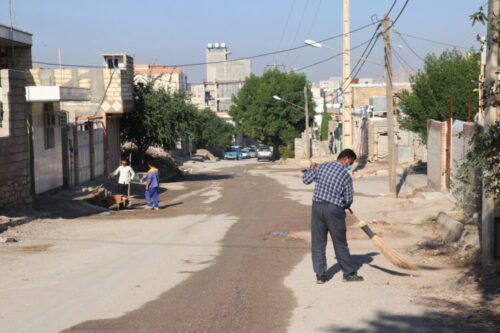 پاکسازی و نخاله برداری محلات سطح شهر مسجدسلیمان ادامه دارد