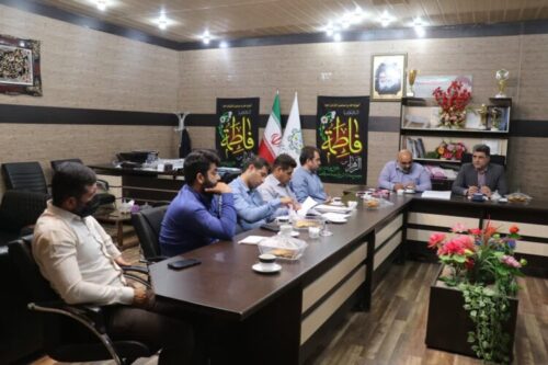 برگزاری جلسات هفتگی با حضور آرش قنبری شهردار مسجدسلیمان برگزار گردید