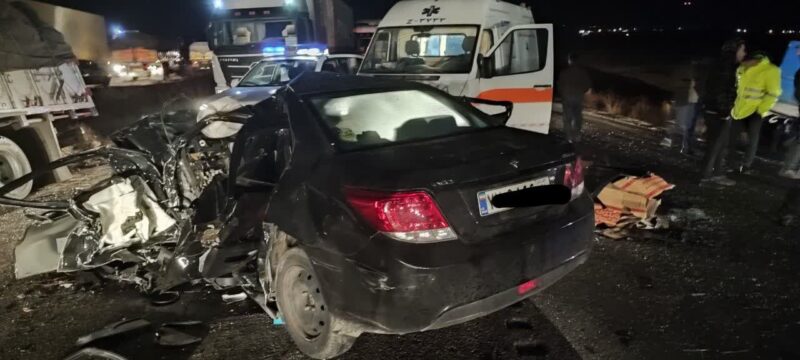 سانحه رانندگی در محور سرچم آقکند با ۴ فوتی و ۳ مصدوم