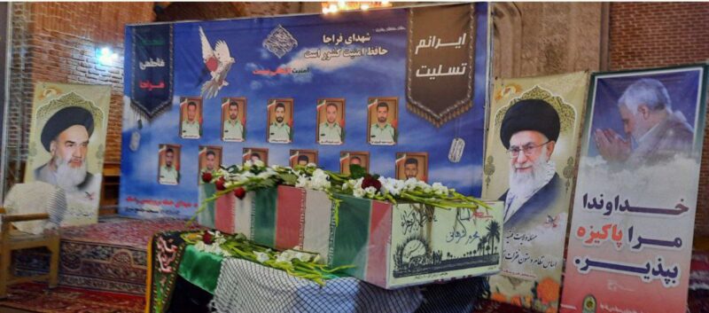 گزارش تصویری/ برگزاری آئین بزرگداشت شهدای حادثه تروریستی راسک در تبریز