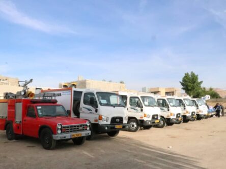 خریداری و اضافه شدن ۱۰ دستگاه خودرو خدماتی به ناوگان موتوری شهرداری مسجدسلیمان