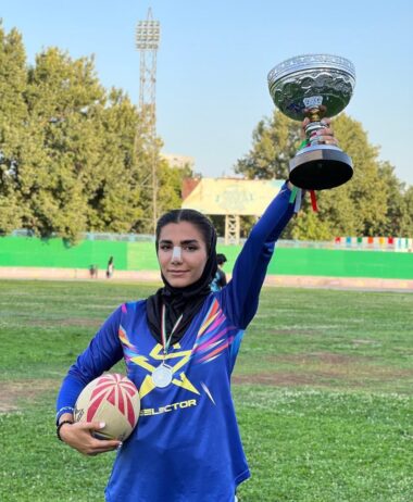مصاحبه تصویری خبر روز با مهدیه کریمی ملی پوش خراسان رضوی تیم ملی راگبی بانوان