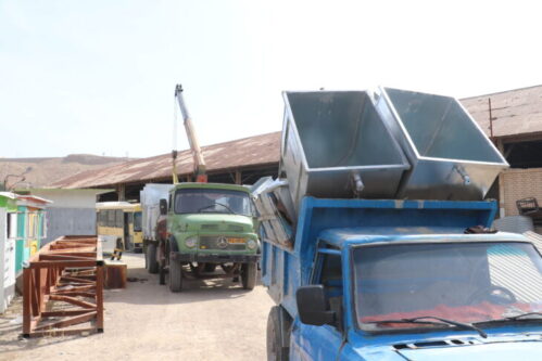 ۵۰۰ عدد سطل زباله به منظور مکانیزه کردن سیستم مدیریت پسماند شهر مسجدسلیمان خریداری شد