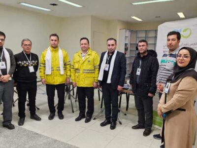 مصاحبه با دکتر جعفری در غرفه انجمن اهدای عضو ایرانیان تبریز+فیلم