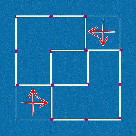 معما با چوب کبریت, معما های چوب کبریت