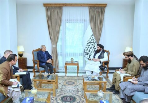 دیدار مسئول جدید امور بشردوستانه و توسعه‌ای سازمان ملل با وزیر خارجه طالبان