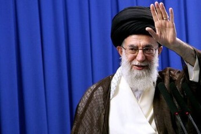 عکسی از رهبر انقلاب در راهپیمایی ۲۲ بهمن