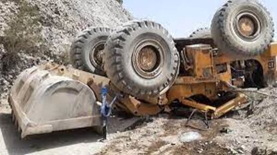 مرگ راننده لودر در معدن سنگ روستای کروس بالا