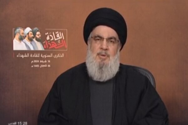 Nasrallah delivers speech about martyred commanders