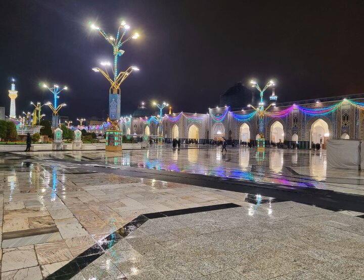 VIDEO: Imam Reza shrine on mid-Sha’ban holiday night