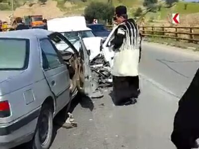 هفت مصدوم در حادثه تصادف مسیر دو راهی لالی به مسجدسلیمان