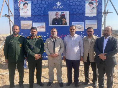 کلنگ‌زنی و شروع عملیات اجرایی اردوگاه راهیان نور شهید بروجردی لرستان در خرمشهر