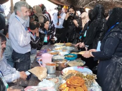 نخستین جشنواره ترکیبی بازی‌های بومی محلی و غذاهای محلی بدون گوشت در بخش میربگ شهرستان دلفان برگزار شد